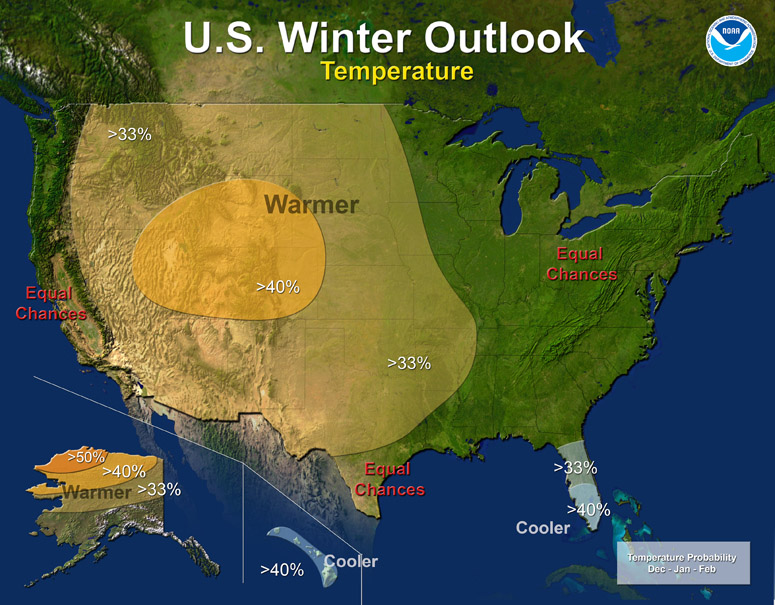 NOAA Winter Outlook 2012